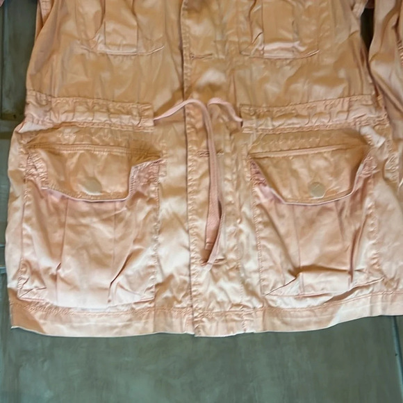 Soft pink cargo drawstring jacket - Picture 3 of 7